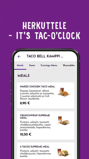 Taco Bell Suomi screenshot