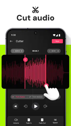 Taglia MP3 e modifica audio screenshot