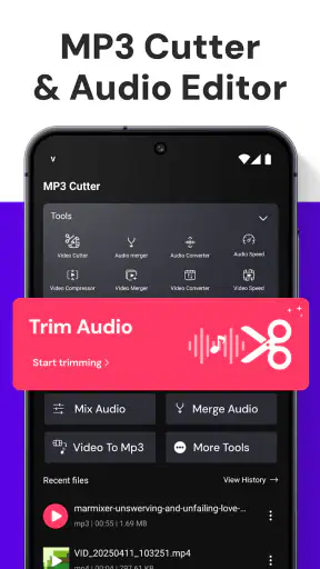 Taglia MP3 e modifica audio screenshot