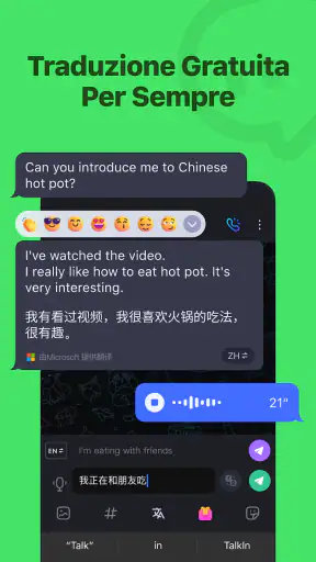 Talkin: Amici Globali & Chat screenshot