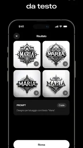 Tattoo AI: crea tatuaggi screenshot