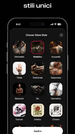 Tattoo AI: crea tatuaggi screenshot