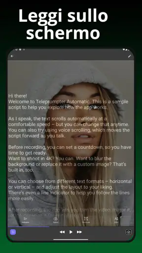 Teleprompter Automatic screenshot