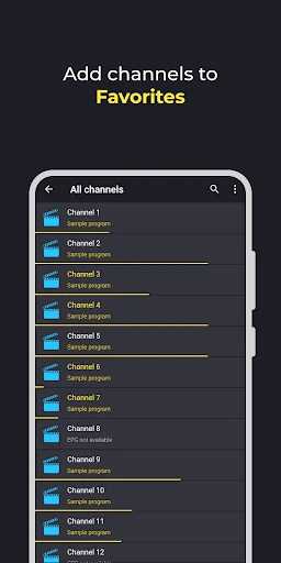Televizo - IPTV player screenshot