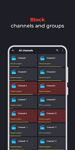 Televizo - IPTV player screenshot
