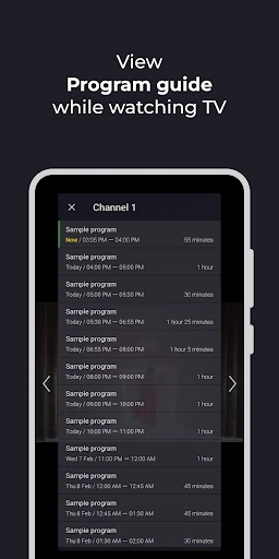 Televizo - IPTV player screenshot