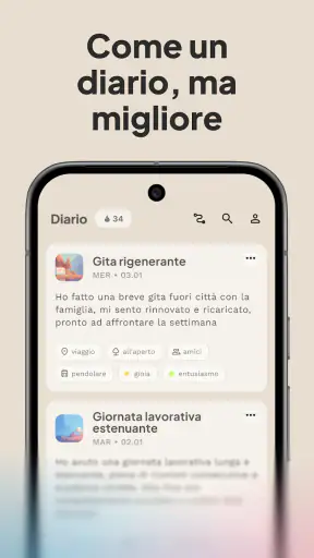 Tellself: più di un diario IA screenshot