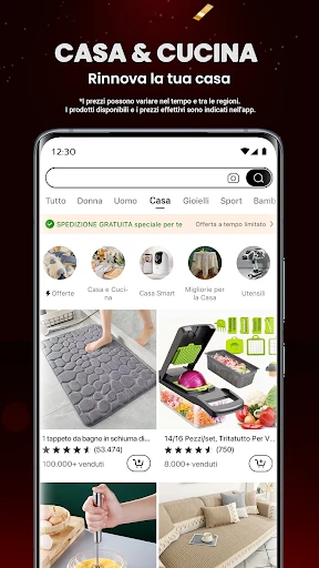 Temu: Compra da miliardario screenshot
