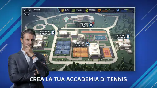 Tennis Manager Mobile screenshot