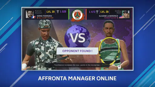Tennis Manager Mobile screenshot