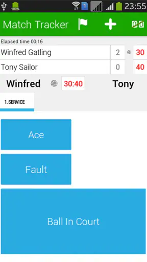 Tennis Math: punteggio e stats screenshot