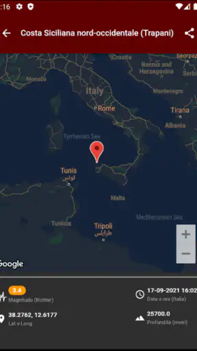Terremoti screenshot