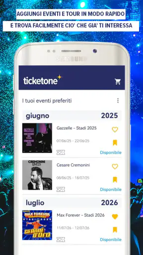 TicketOne: Biglietti eventi screenshot