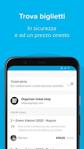 TicketSwap screenshot
