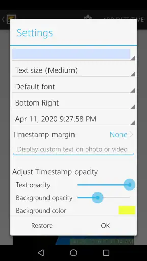 Timestamp Photo and Video Pro screenshot