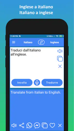 Traduttore inglese italiano screenshot