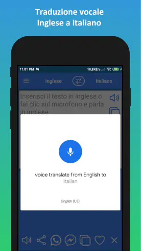 Traduttore inglese italiano screenshot