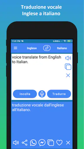 Traduttore inglese italiano screenshot