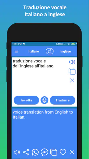 Traduttore inglese italiano screenshot