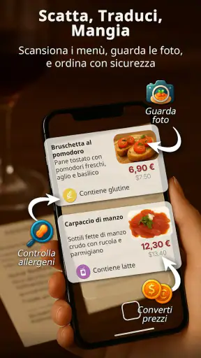 Traduttore Menù AI: MenuGuide screenshot