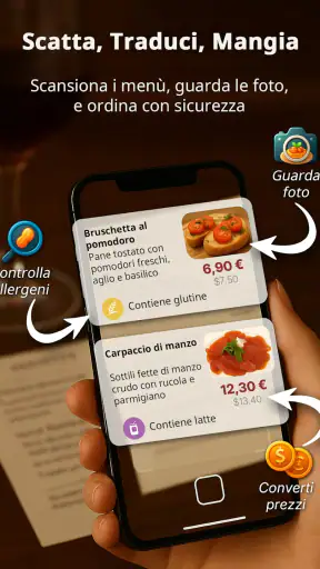 Traduttore Menù AI: MenuGuide screenshot