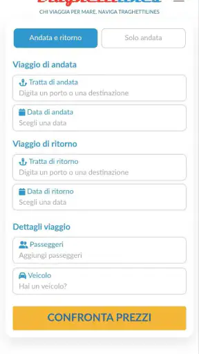 Traghettilines App screenshot