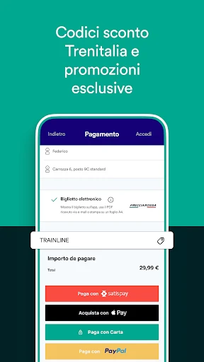 Trainline: trova il tuo treno screenshot