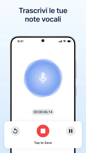 Transkriptor: Voce in Testo screenshot