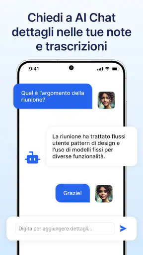 Transkriptor: Voce in Testo screenshot