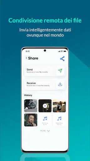 Trasferisci i miei dati screenshot