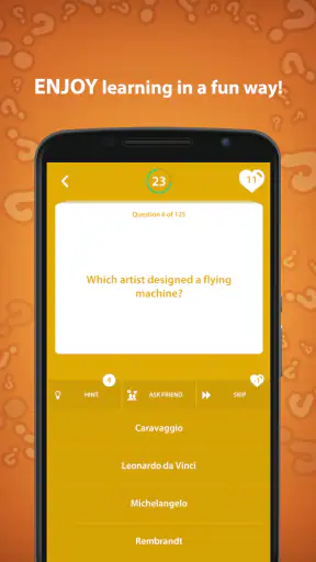Trivia quiz storia screenshot