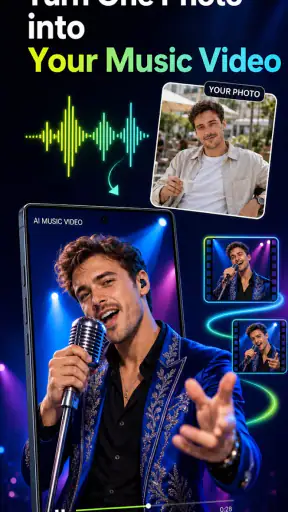Tuni: AI Music Video Maker screenshot