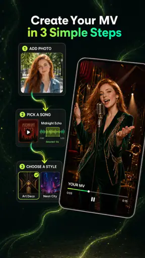 Tuni: AI Music Video Maker screenshot