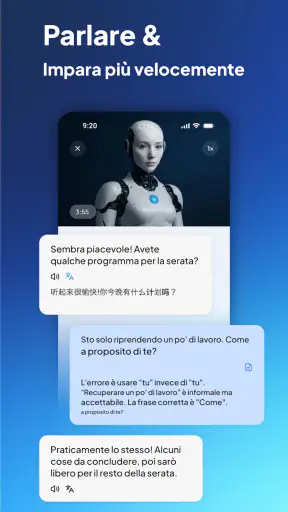 Tutor IA - impara lingue screenshot