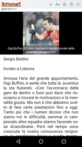 Tuttosport HD screenshot