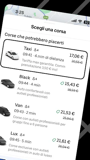 Uber - Viaggia in Italia screenshot