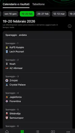 UEFA Conference League screenshot