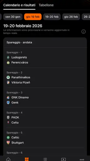 UEFA Europa League Ufficiale screenshot