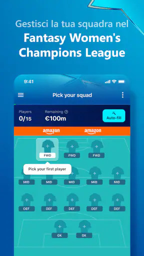 UEFA Gaming: Fantasy Football screenshot