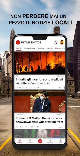 Ultime notizie screenshot