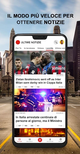Ultime notizie screenshot