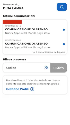 UniPR Mobile screenshot