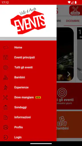 Valle d'Aosta Events screenshot