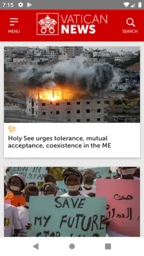 Vatican News screenshot