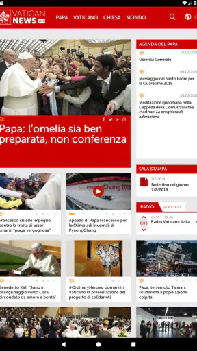 Vatican News screenshot