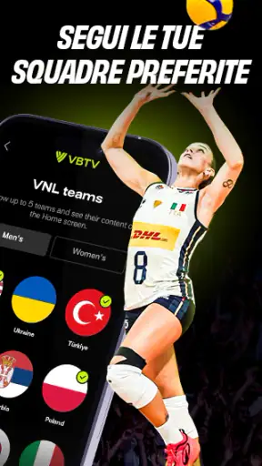 VBTV - Pallavolo in diretta screenshot