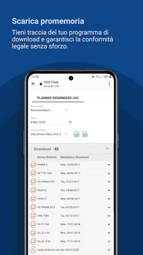 VDO Fleet screenshot