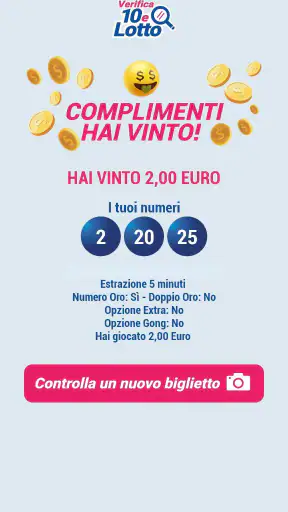 Verifica 10 e Lotto - 10eLotto screenshot