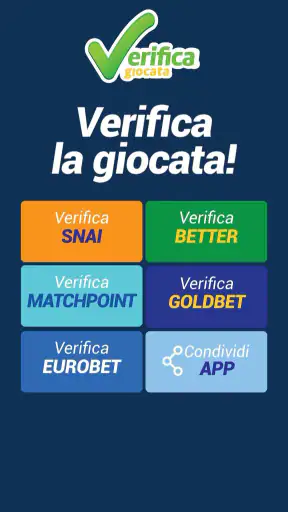 Verifica Giocata - Scommesse screenshot