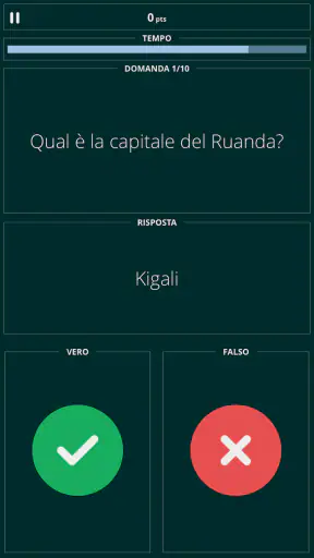 Vero o Falso Quiz screenshot
